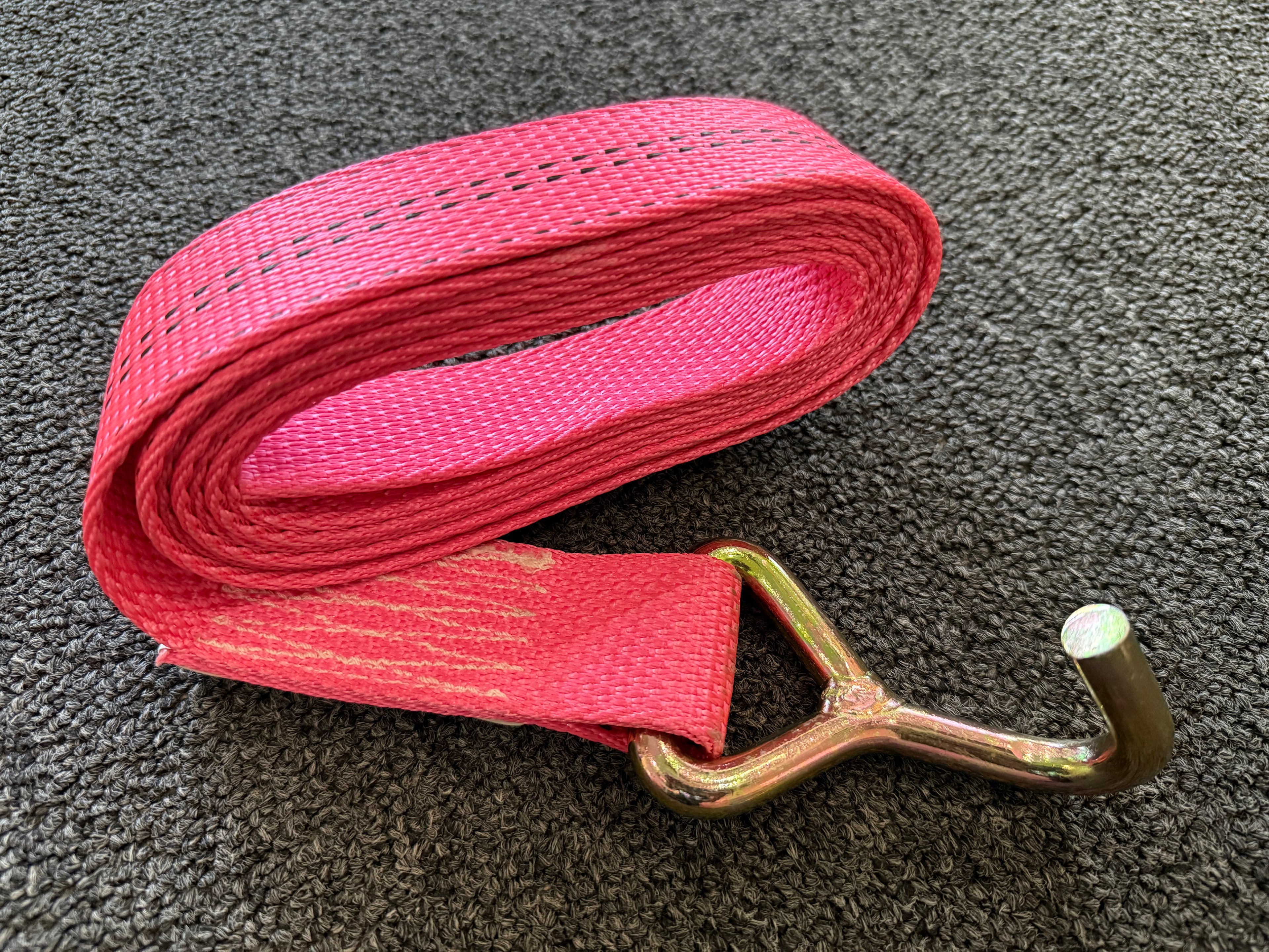 2" X 10' PREMIUM WEB Finger Hook Wheel Lift Strap