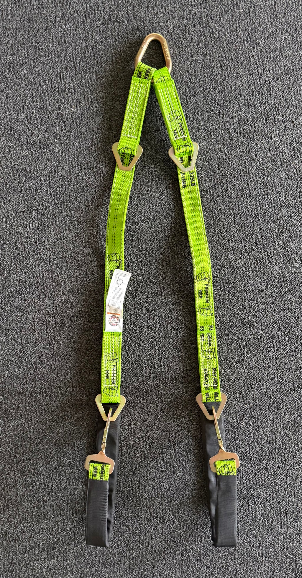 57" PREMIUM WEB 2 Stage Adjustable V Strap Tesla Exotic Bridle