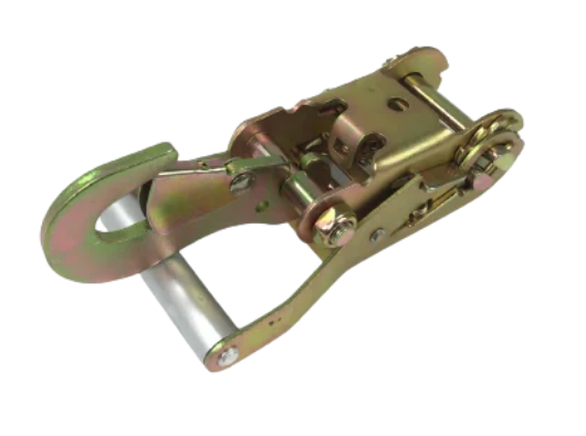 Smooth Metal Handle Ratchet W/ Snap Hook