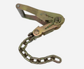 Smooth Metal Handle Ratchet W/ 5/16" x 12" G70 Chain Tail
