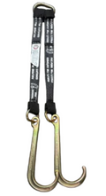 24"PREMIUM WEB V-Bridle Strap W/ Big 15" Forged J-Hooks