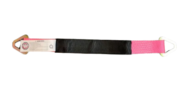 2" x 24" PREMIUM WEB Axle Strap W/ Protective Sleeve